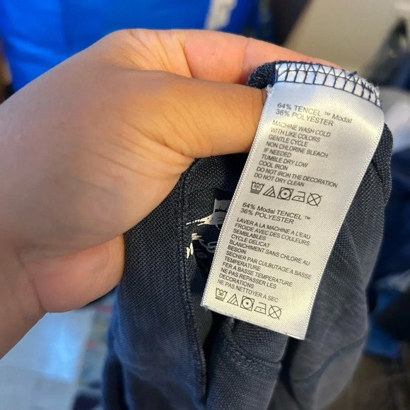 Tommy Bahama Navy Blue Quarter Zip - Picture 4 of 5